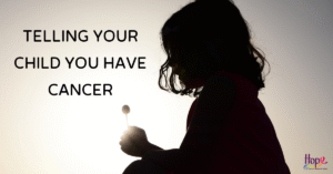 Telling your child you have cancer